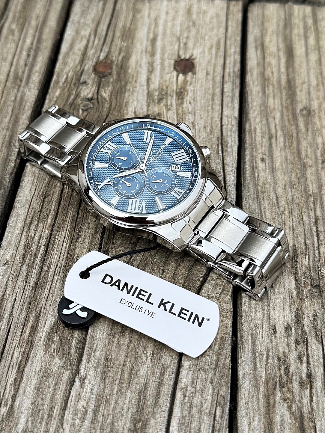 Orijinal Daniel Klein Kol Saati Doğal Taş Tespih ve Bileklik Çakmak Seti DKLN07 - Görsel 3