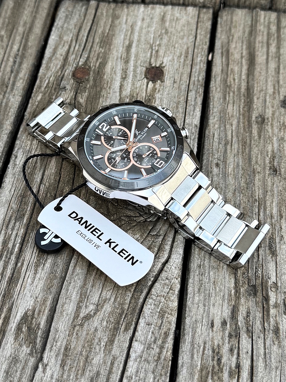 Orijinal Daniel Klein Kol Saati Doğal Taş Tespih ve Bileklik Çakmak Seti DKLN24 - Görsel 4