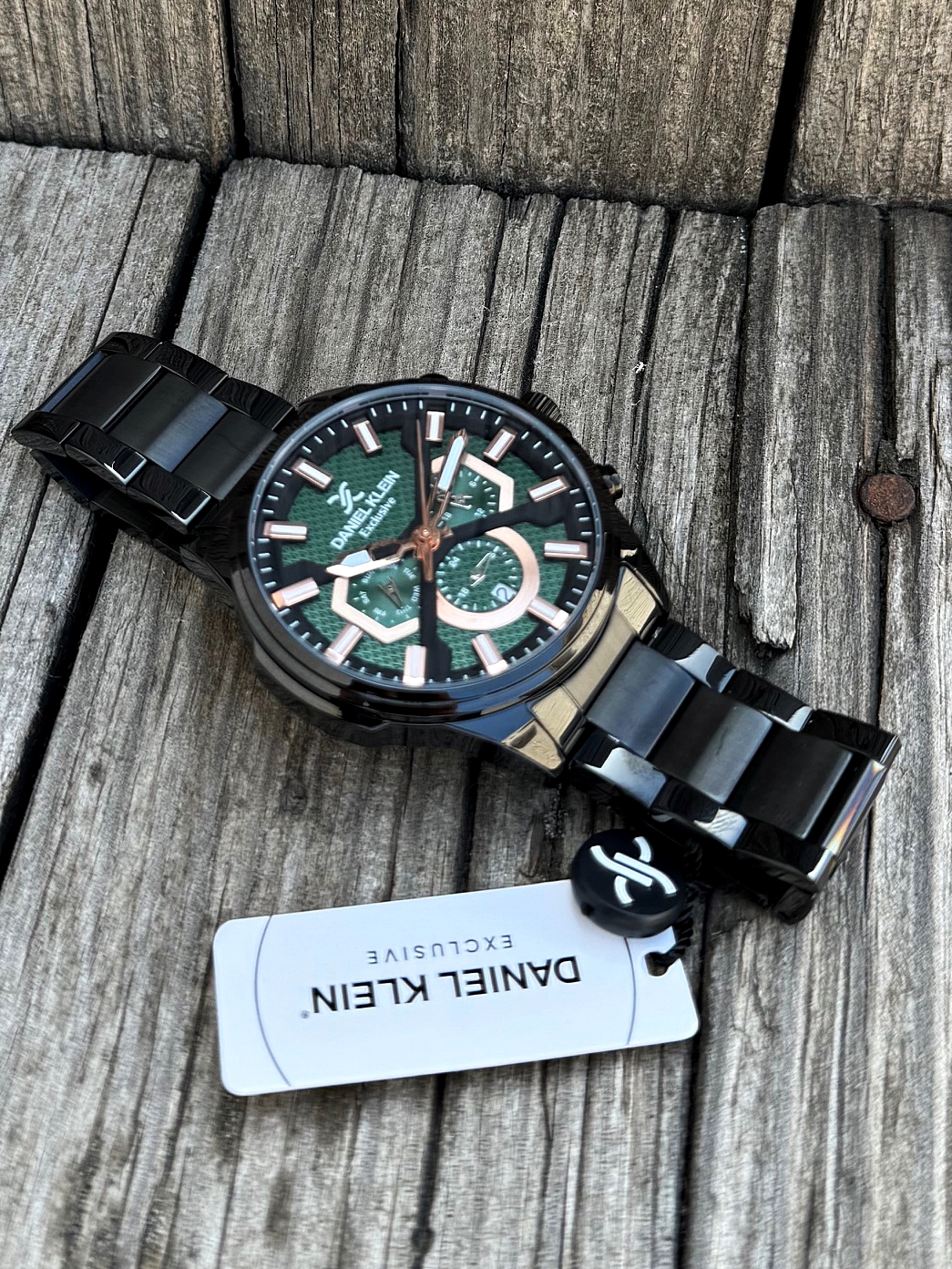 Orijinal Daniel Klein Kol Saati Doğal Taş Tespih ve Bileklik Çakmak Seti DKLN01 - Görsel 4