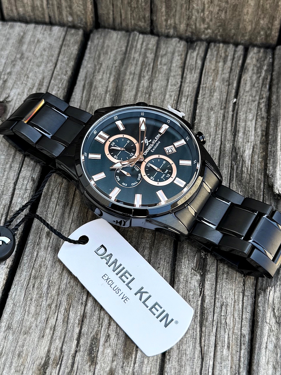 Orijinal Daniel Klein Kol Saati Doğal Taş Tespih ve Bileklik Çakmak Seti DKLN03 - Görsel 4